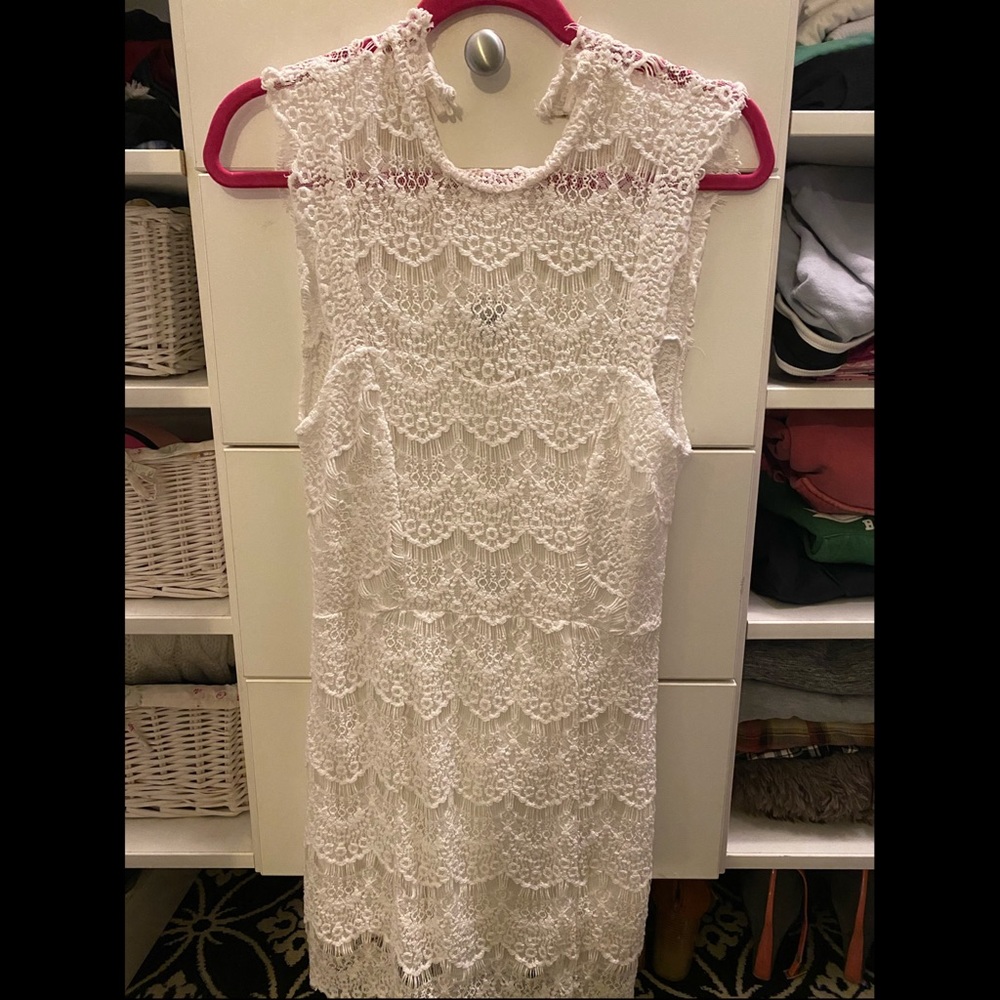 White Lace Free People Dress